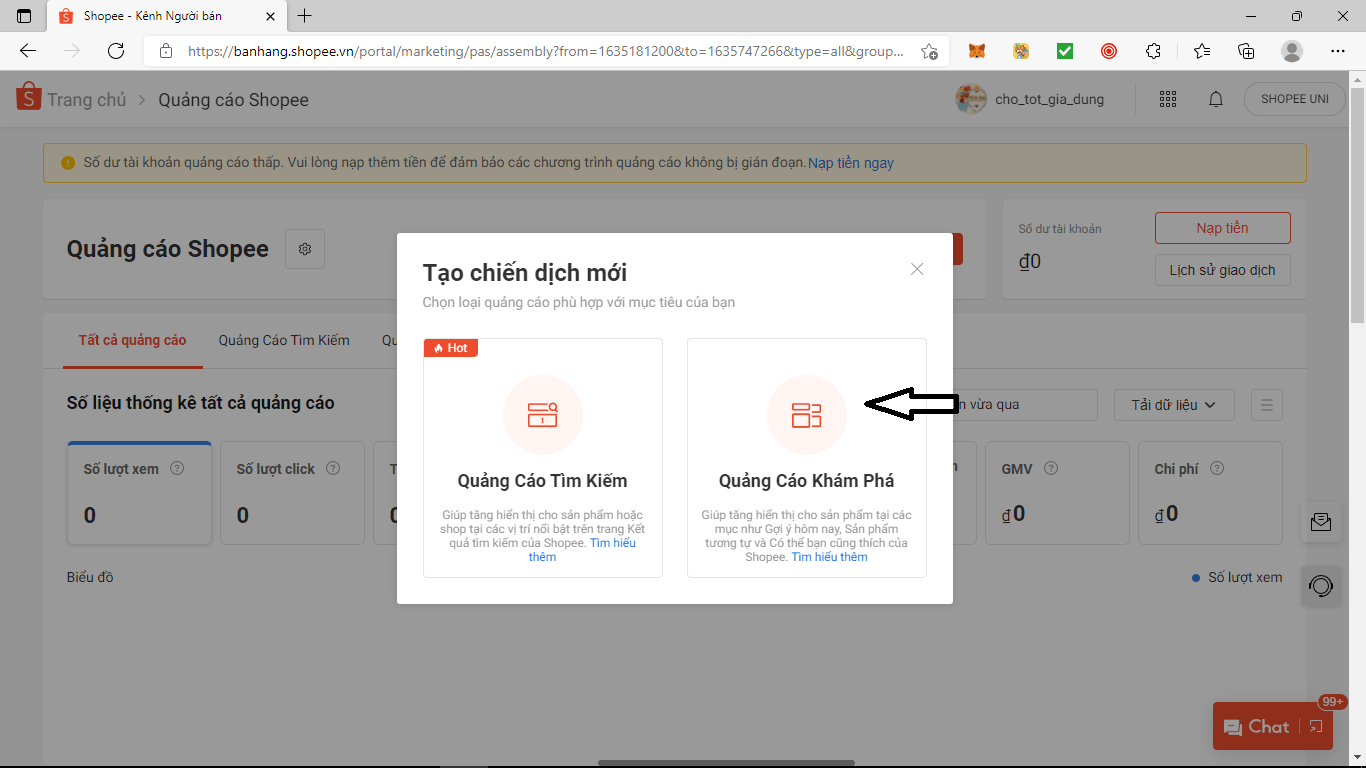 Hướng dẫn chạy quảng cáo shopee hiệu quả chi tiết. 12 quảng cáo shopee khám phá
