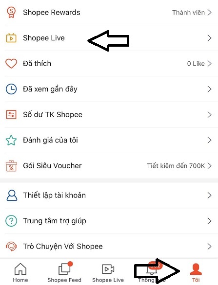 hướng dẫn livestream shopee bằng điện thoại