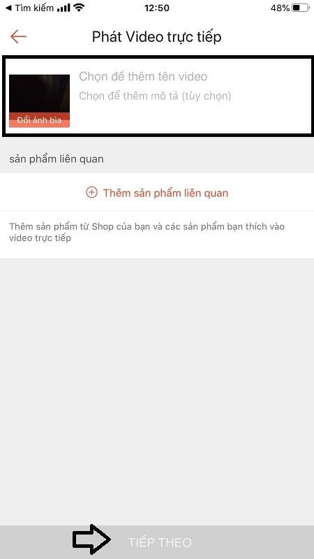 hướng dẫn đặt ti&ecirc;u đề, m&ocirc; tả livestream