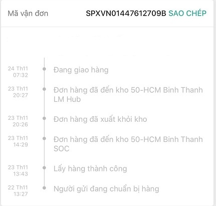 C&aacute;ch tra cứu m&atilde; vận đơn shopee