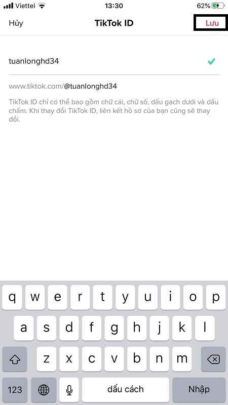 c&aacute;ch thay t&ecirc;n tiktok