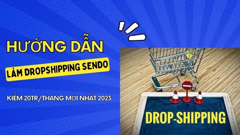 Hướng dẫn từng bước làm dropshipping trên sendo kiếm 20trtháng