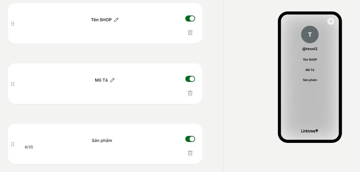 c&aacute;ch tạo link bio tiktok