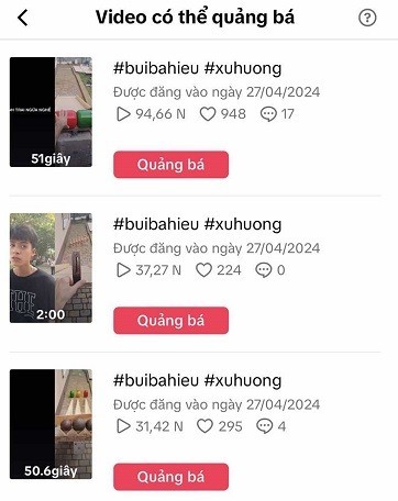 chạy quảng c&aacute;o tiktok