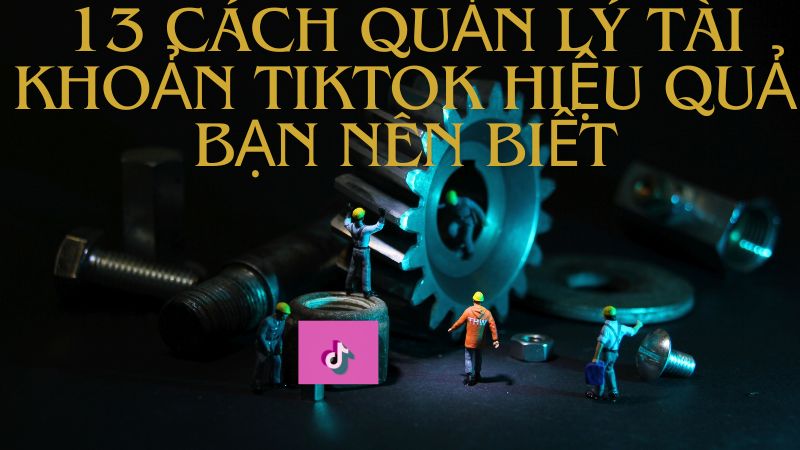 13 cách quản lý tài khoản tiktok hiệu quả bạn nên biết