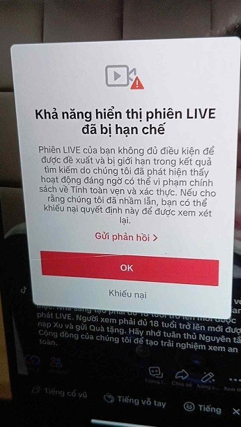 Tiktok bi han che live