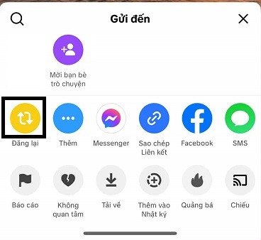 cach dang lai noi dung tren tiktok